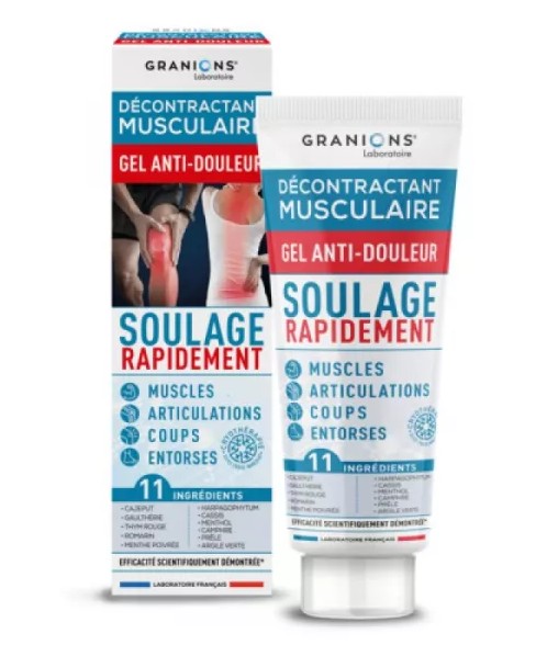 Granions Décontractant Musculaire Gel Anti-Douleur 100ml